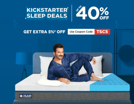 The Sleep Company Kickstarter Sleep Deals: Get Up to 40% OFF + Extra 5% OFF on All Products